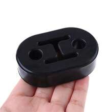 4Pcs Car Exhaust Mount Repair Hanger Bracket Heavy Duty Rubber Replacement Parts - Black - View 6