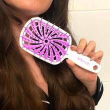 FI eat UN Plus - Cepillo rizado para denredar suavemente y eficazmente en tos de callo frági úmedos o cos cepillo denrete con 84 cerdas Ultr ultraliro ventilado - Chicle - Ver 4