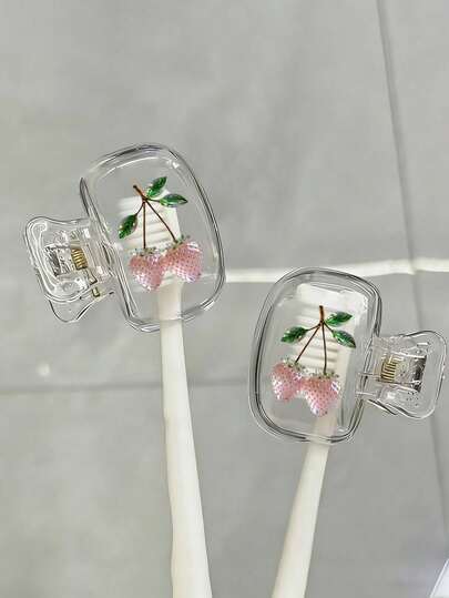 Hộp đựng bàn chải đánh răng hình quả dâu tây 2D - Thiết kế dễ thương, tiện dụng khi đi du lịch và ở nhà, có nắp trong suốt, thiết kế nhỏ gọn và di động dễ dàng mang theo, bảo vệ đầu bàn chải, có hệ thống thoát nước và thông gió kép, thích hợp sử dụng ở nhà, ký túc xá và khi đi du lịch | Hộp đựng đầu bàn chải dễ thương, lý tưởng để cất giữ trong phòng tắm, thích hợp sử dụng ở nhà và ký túc xá.