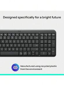 Logitech Office Bluetooth Wireless Keyboard And Mouse Combo | Compact Ergonomic Design, Built-In Stand, Compatible With Laptops, Mobile Phones, Macs, Tablets, IPads, And More, K251+M196 - View 6