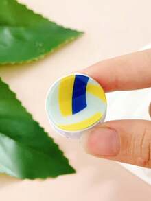 1 pieza Mini Pinza Deportiva, Diseño de Baloncesto/Fútbol, Accesorio de Cabello para Niña Enérgica, Adecuado para Fijar Flequillo, Cola de Caballo o Peinados Semi-Recogidos, Excelente para Entusiastas de los Deportes, Accesorios de Cabello de Verano para Trajes de Playa - Multicolor - Ver 12