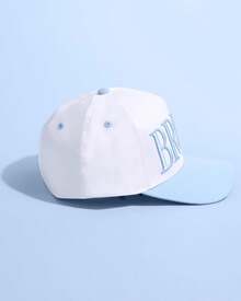 Xo, Fetti White + Blue Bride Trucker Hat| Bachelorette Accessory, Bridal Headwear, Bach Party Decorations, Bridesmaid, Wedding Cap - 1 - 查看 6