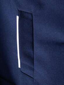 Men's Casual Suit, Basic Style, Elegant Business Casual Formal Party Wear, Men - 藏蓝色 - 查看 7