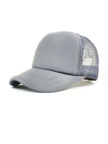 1 pieza Gorra de béisbol de malla transpirable, sombrero de sol ajustable adecuado para viajes, playa, vacaciones, estilo Y2K para jóvenes, verano, vacaciones, festival - Gorra de béisbol - Ver 8