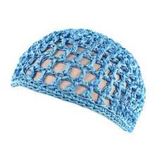 1pc Women's Elastic Breathable Mesh Crochet Hair Net Cap, Hair Accessory For Sleeping,Summer,Beach,Hat,Holiday,Travel - Multicolor - View 4