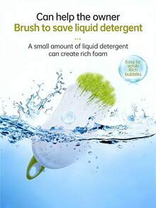 2pcs/Set Powerful Hand-Held Cleaning Brush With Stiff Bristles And Non-Slip Soft Handle, Suitable For Daily Cleaning In Indoor And Outdoor Environments Such As Bathroom, Kitchen, Carpet, Floor, Bathtub, Car, Etc. - Multicolor - View 7