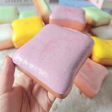 1个 - 2026新款超柔软Q弹巨型波霸奶茶吐司慢回弹减压玩具，逼真波霸奶茶吐司质感，创意甜点感官礼物 - 节日礼物，创意惊喜，完美礼物 - 彩色 - 查看 16