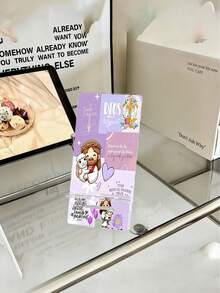 1pc High-End Acrylic Phone/Tablet Stand, Crystal-Like Texture, Minimalist Jesus Design, Adjustable For Charging And Displaying Collectibles - Multicolor - View 15