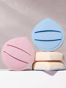 1/2/9/10个装加厚化妆海绵，加厚加大干湿两用洁面粉扑，气垫粉扑，马卡龙水滴形化妆海绵，超柔软加厚粉扑，适用于粉底液、BB霜、散粉，干湿两用 - 彩色 - 查看 3