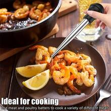 Bộ 4 dụng cụ bơm gia vị gà tây bằng thép không gỉ, bao gồm 2 kim bơm, thích hợp cho việc nấu nướng trong nhà bếp. - Nhiều màu - Xem 7