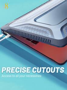 Ốp lưng D8, ốp lưng PC TPU, ốp laptop nữ dễ thương, bảo vệ mỏng nhẹ, chống trầy xước, chống bám vân tay, trong suốt mờ, kiểu dáng thời trang, tương thích với MacBook Air 13 13.6 inch, M1 M2 M3 Air Case, A2681 A3113 A2337 A1932 A1466. - Xem 8