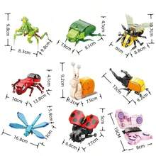 DIY Fun Micro Particle Insect Building Blocks, 3D Children's Educational Assembly Toys, Soft Stress Relief Gadget, Classroom Reward Recommendation Small Gift, Warm Desktop Decor, Gift For Kids To Improve Hands-On Ability, Suitable For Valentine's Day, Father's Day, Mother's Day, Graduation Season, Spring, Wedding Season, Birthday And Other Holidays - Multicolor - View 6