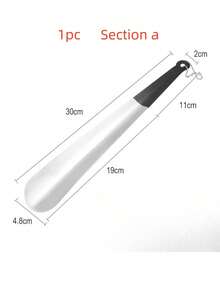 1/2 piezas Calzador de acero inoxidable de 30cm/42cm, sin necesidad de doblarse para ponerse los zapatos, especialmente adecuado para personas de mediana edad y mayores - Talla única - Ver 13