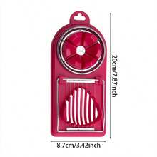 Cortador de Huevos de Acero Inoxidable 2 en 1 Multifuncional con Base de PP, Accesorio de Cocina Colgante de Alta Calidad PWKV - 1 unidad blanca - Ver 8