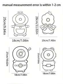 1pc Baby Head Protector Cushion, Head Protection Backpack, Anti-Fall Head Pad, Adjustable Baby Head Protection Pad, Soft & Comfortable, Cute Cartoon Design, Suitable For Baby Walking And Crawling - 1pc Baby Head Pillow - View 4