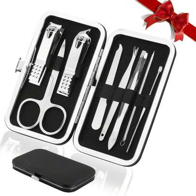 Manicure Set Personal Care,Nail Clipper Kit Manicure Professional, Accessories Personal Care Set,Nail Grooming Kit Present For Husband Boy Friend Parent Manicure Pedicure Set Stainless Steel Nail Clipper Kit Professional Grooming Kit Travel Nail Care Set 8 In 1 Manicure Set Nursing Essentials