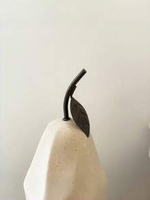 Esculturas de frutas em resina, decoração geométrica minimalista moderna, acessórios de decoração para casa, ideais para armários, festas, mesas de escritório, formatos de pera e maçã. - Vários estilos - Ver 7