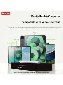 Lenovo BP28 3-In-1 Universal Pen, Passive Capacitive Pen, Magnetic Adhesion Stylus, High Sensitivity, Pixel-Level Positioning, Replaceable Tip, Handwriting Creation For Tablets And Phones, Compatible With Android And IOS Phones And Tablets - View 4