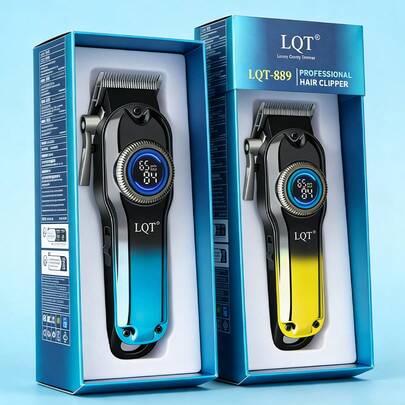  Máy cắt tóc đa năng LQT - Máy cắt tóc điện không dây dành cho nam giới, sạc USB, lý tưởng cho việc cắt tóc tại nhà, tạo kiểu râu và chăm sóc cá nhân. Món quà lý tưởng cho các dịp lễ hội, quà tặng Ngày của Cha.