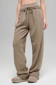 Alo Yoga Accolade Straight Leg Sweatpant Unisex Black Oversized Look U5012rg - Xám - Xem 2