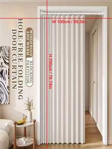 Rèm cửa trượt gấp gọn, rèm ngăn phòng ngủ, không cần khoan, rèm ngăn phòng tắm, nhà bếp. - o - Xem 10