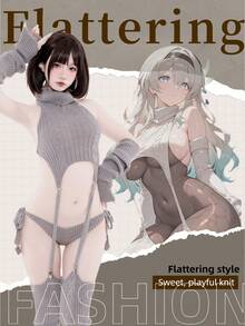Virgin Killer Sweater, Lolita Knit Top, Dango Girl Cosplay, Sexy Cosplay Outfit, Anime Costume Women, Halloween Party Outfit, Open Back Sweater, Arm Cover Socks Set - Xám - Xem 4