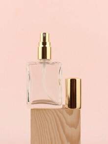 4 Stücke 15ml Gold Quadratische Glas Nachfüllbare Parfümzerstäuber, Auslaufsichere Ultra-Feine Sprühflasche mit Trichter-Werkzeugen, Tragbare Reise-Essentials Tägliche Hautpflege Geschenk für Sie - Verschiedenfarbig - Übersicht 6