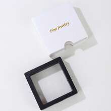 925纯银镀18K金圆形锆石吊坠首饰套装，女士优雅光环项链和耳环，时尚日常佩戴礼品 - 金黃色 - 查看 9