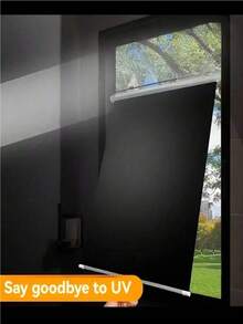 吸盘式遮光浴室窗帘，卧室装饰阳台垂直百叶帘 - sunshade roller blind - 查看 9