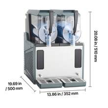 Slushie Machine, 4L/135oz X 2 Tank Slushy Machine For Home, No Ice Needed Frozen Drink Maker, Margarita Maker With Self-Cleaning, For Frozen Margaritas, Frappés, Milkshake & More - 4L/135oz X 2 Tanks - View 10