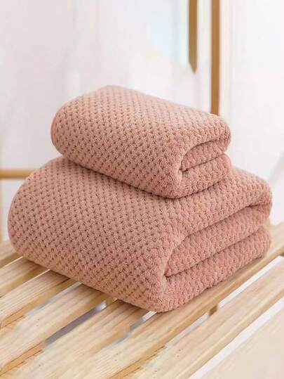 1 chiếc khăn tắm siêu mềm mại, chất liệu lông cừu san hô, sợi microfiber, họa tiết sọc, thích hợp cho phòng tắm, khách sạn, phòng tập thể dục, du lịch, làm quà tặng, salon, thể thao, ngoài trời, bãi biển, trường học, chuẩn bị năm học mới, phụ kiện du lịch, đồ dùng thiết yếu tại nhà, khăn tắm, chăm sóc da.