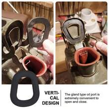 5pcs Fuel Tank Gasket Rubber Sealing Rings, Fuel Supply System Parts Fit For Gas Tank - A - View 5