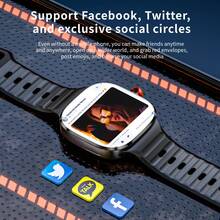 Reloj inteligente LOKMAT APPLLP 6 MAX AI con ChatGPT y DeepSeek, pantalla AMOLED de 2.16 pulgadas con resolución de 480 * 480, RAM: 3GB + ROM 32GB, compatible con tarjeta SIM 2G/3G/4G/5G, perilla extraíble 180°, cámara HD, acceso a Wi-Fi e Internet, descarga de aplicaciones, monitoreo de frecuencia cardíaca y oxígeno en sangre, reloj Android - Ver 8