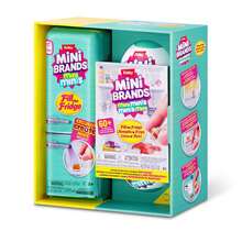Set Kulkas Mini ZURU Brands - 60+ Replika Mini Kejutan, Lampu LED/UV dan Koleksi Lembut Eksklusif, Mainan untuk Anak Usia 3+ (Termasuk Set Mainan Kulkas) - Mint Green - View 2