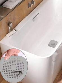 1个硅胶毛发收集器，浴缸和淋浴排水塞，厨房异味塞，防堵塞水槽滤网 - A - 查看 5