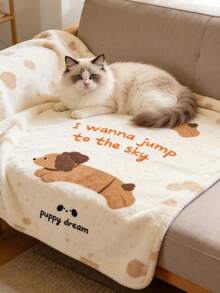 Personalized Pet Blanket, Dog Pattern Blanket, Flannel Digital Printing Blanket - 150*200 - View 5