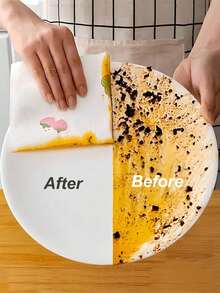 一次性可洗厨房纸巾、厨房清洁湿巾、散装抹布、吸水纸巾、干湿两用、防油厨房纸巾、厨房纸巾、厨房用品 - 多色 - 查看 2