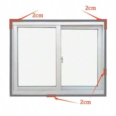 灰色网格窗户专用防护网，可自行安装，可拆卸清洗，安装简便，家用防蚊虫网