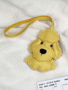 1 件创意卡通泰迪狗 PU 拼布休闲可爱有趣装饰腕带、背包、单肩包吊坠、斜挎包挂钩、手提包、汽车吊坠、汽车钥匙扣、行李牌、DIY 家居装饰，适合学生、办公室女士、约会、度假、旅行；送给女朋友、妈妈、孩子的礼物 - 彩色 - 查看 17