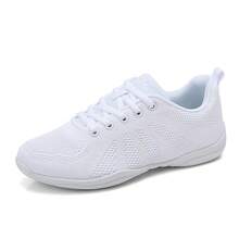 White Cheer Shoes For Women, Suitable For Jumping, Tumbling, Aerobic, Fitness, Dance Training - White - View 2