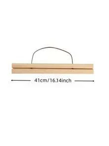 1pc 2D Flat Design Style, Each Product Comes With A Pine Wood Frame, Designed Specifically For Poster Display. The Product Includes Clips And Magnetic Devices For Securing Scrolls. It Is Lightweight And Available In Two Sizes, Suitable For Displaying Posters, Photos, Maps, And Various Images. - Drawing Pad - View 14
