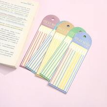 Morandi Color Long Strip Transparent PET Index Tabs Set.Writable Reusable Page Markers Sticky Notes, Multiple Fluorescent & Pastel Colors Available.Slim Sticky Tabs For Books, Notes, Journaling, File Classification & Office Organization.Ideal Gift For Students, Stationery Lovers & Journaling Enthusiasts. - one-size - View 5