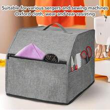 1pc Overlock Sewing Machine Cover Dustproof Bag, Sewing Tool Accessory Pouch, Suitable For Most Standard Overlock Machines - Overlock Machine Dust Cover - View 5