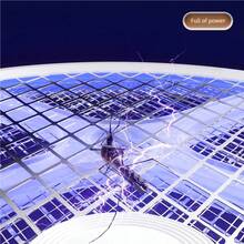 三合一升级版可折叠电蚊拍，USB充电手持式紫外线灭蝇灯，适用于卧室、露营、旅行，300mAh - 白色 - 查看 2