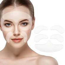 16 Pcs/Set 11 Pcs/Set 5 Pcs/Set Reusable Face And Chest Anti-Wrinkle Beauty Peel-Off Mask Patches, Enhance Skin Radiance - Clear - View 9