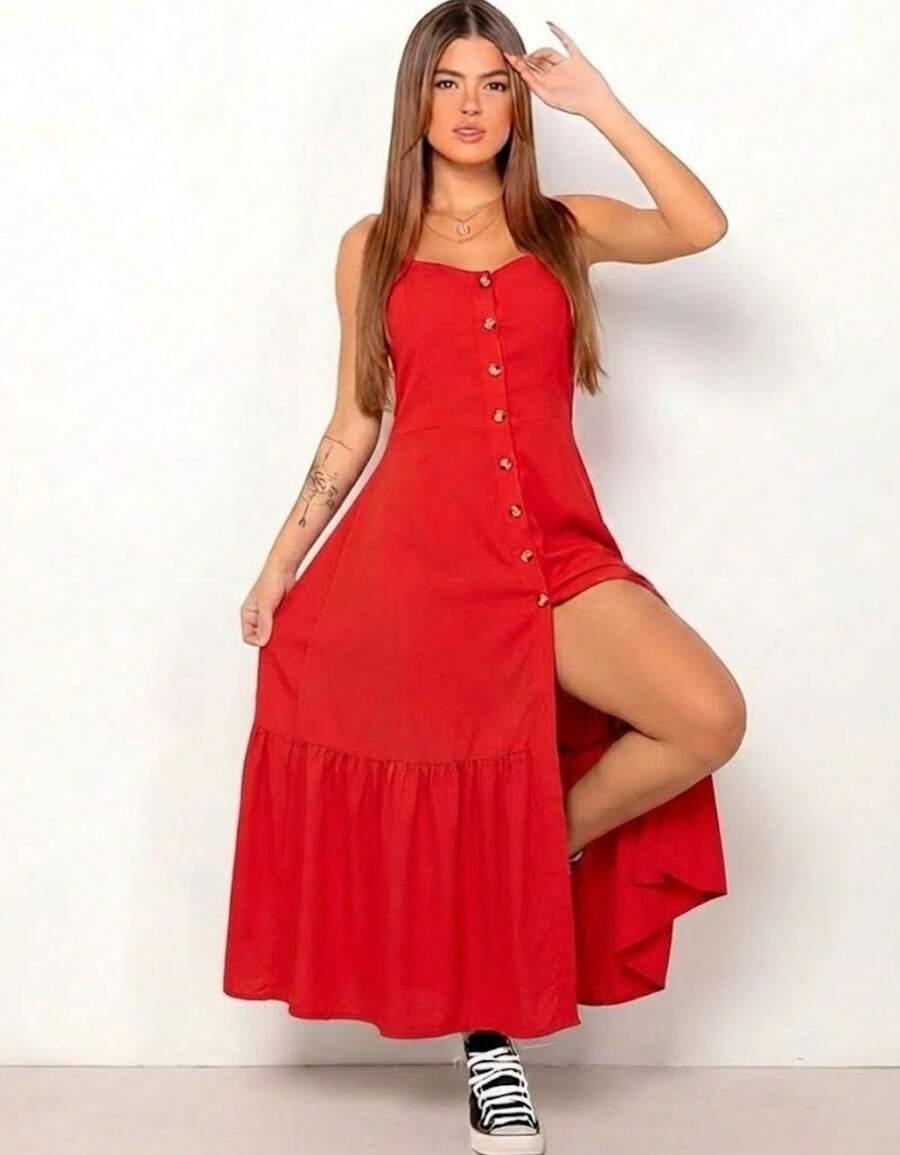 Swisz Women Dresses - Rojo - Ver 1