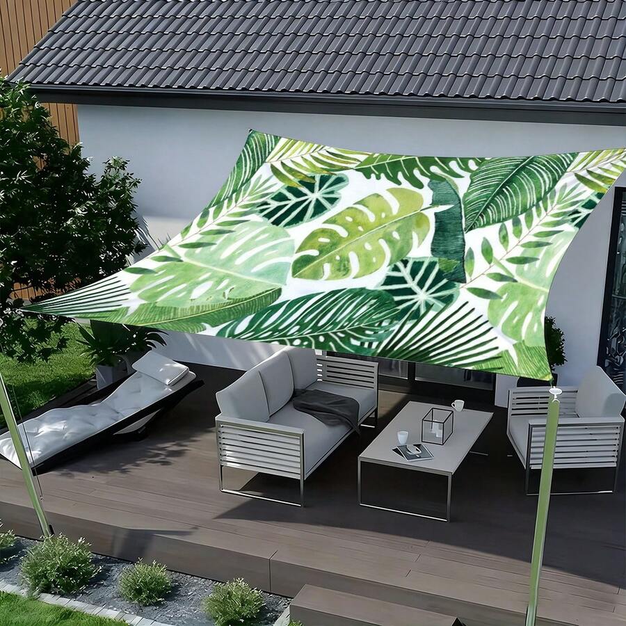 1 mái che lá cọ - Lá cọ xanh nhiệt đới, thích hợp cho bãi biển, cắm trại, sân vườn, dã ngoại, chất liệu bền, thiết kế nghệ thuật, sử dụng cho dã ngoại và sân sau. - A - Xem 1