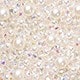 White Pearls - Small Colored Diamonds