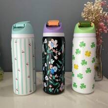 32 Oz Cup Boneyard Vacuum  Water Bottle Drinkware Tumbler Stainless Steel Thermal Mug Original Owalaowala Cold Hot Cup - Multicolor - View 2