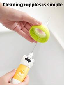 这款三件套便携式硅胶奶瓶刷套装方便携带，可拆卸使用，包含奶瓶刷、奶嘴刷、吸管刷、瓶盖刷、密封圈撬棒、杯口刷和缝隙刷，共有7种用途。是户外旅行的理想奶瓶清洁套装。 - 清潔3件套 - 查看 8